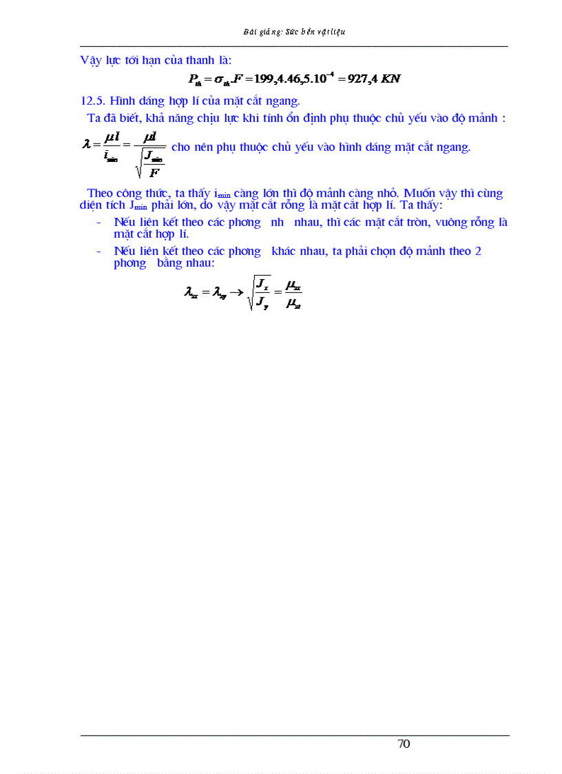 image for page Sức bền vật liệu Chương 12