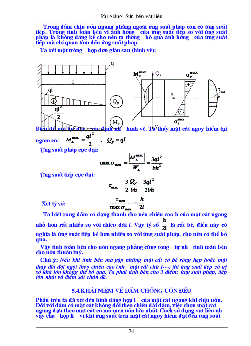 image for page Sức bền vật liệu Chương 5