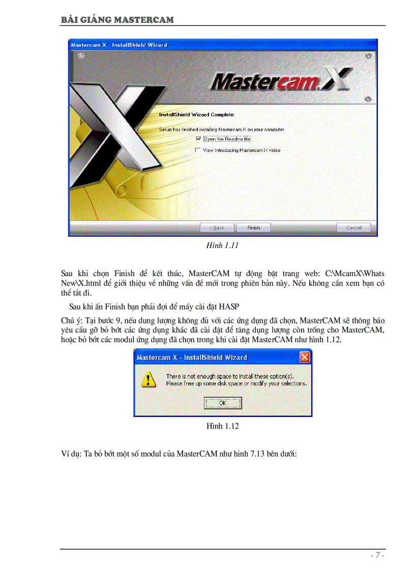 image for page Tài liệu Mastercam X