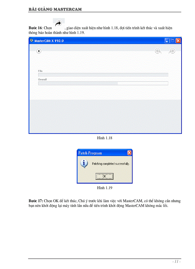 image for page Tài liệu Mastercam X