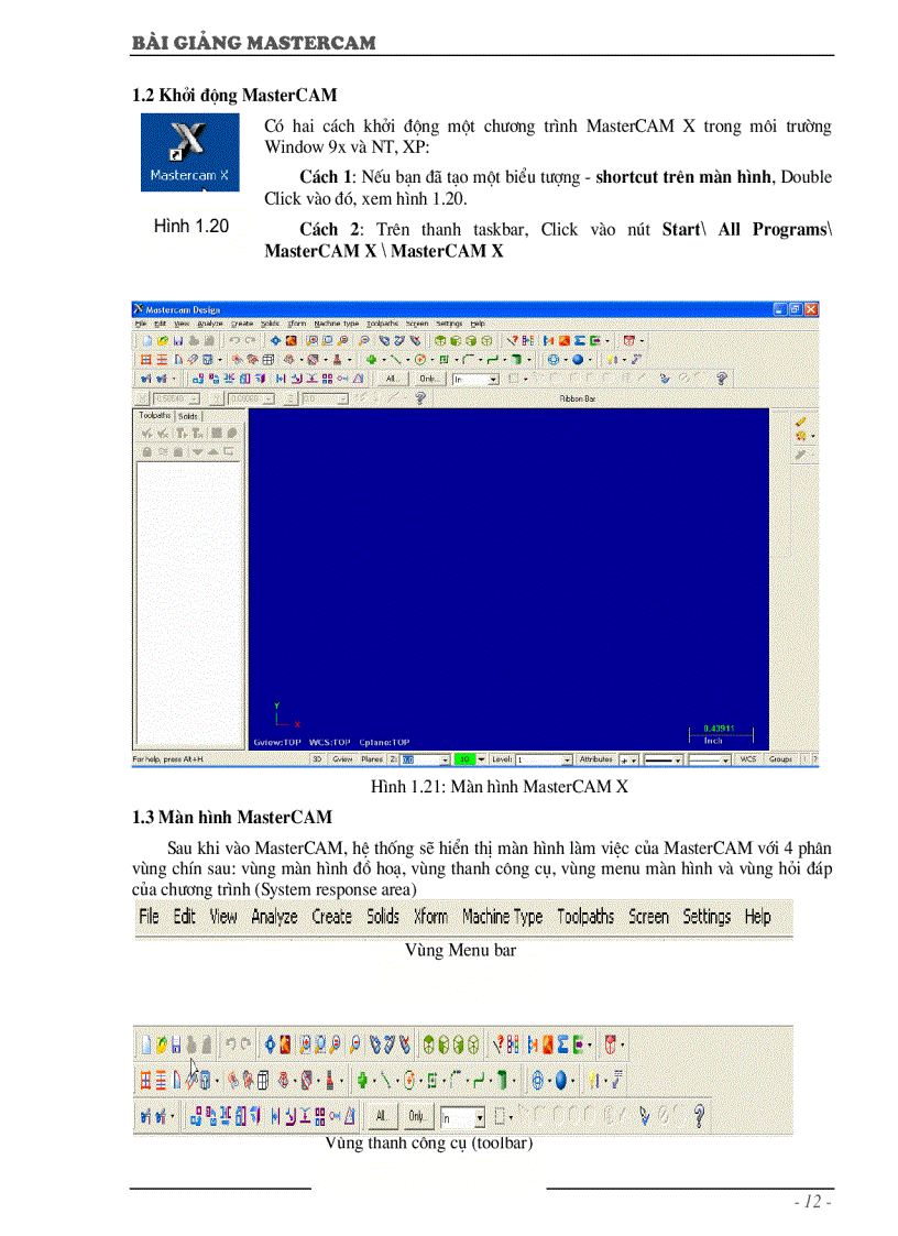 image for page Tài liệu Mastercam X
