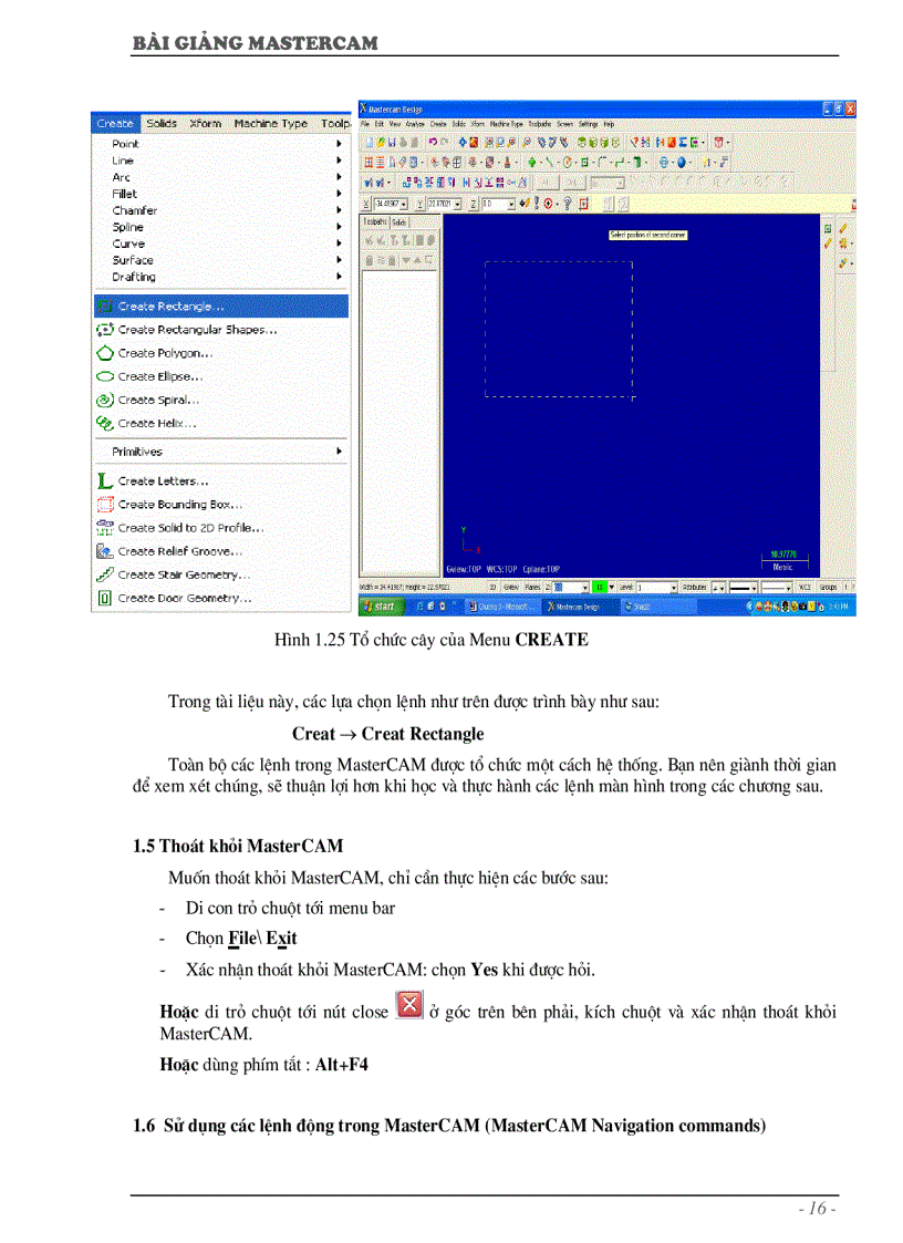 image for page Tài liệu Mastercam X