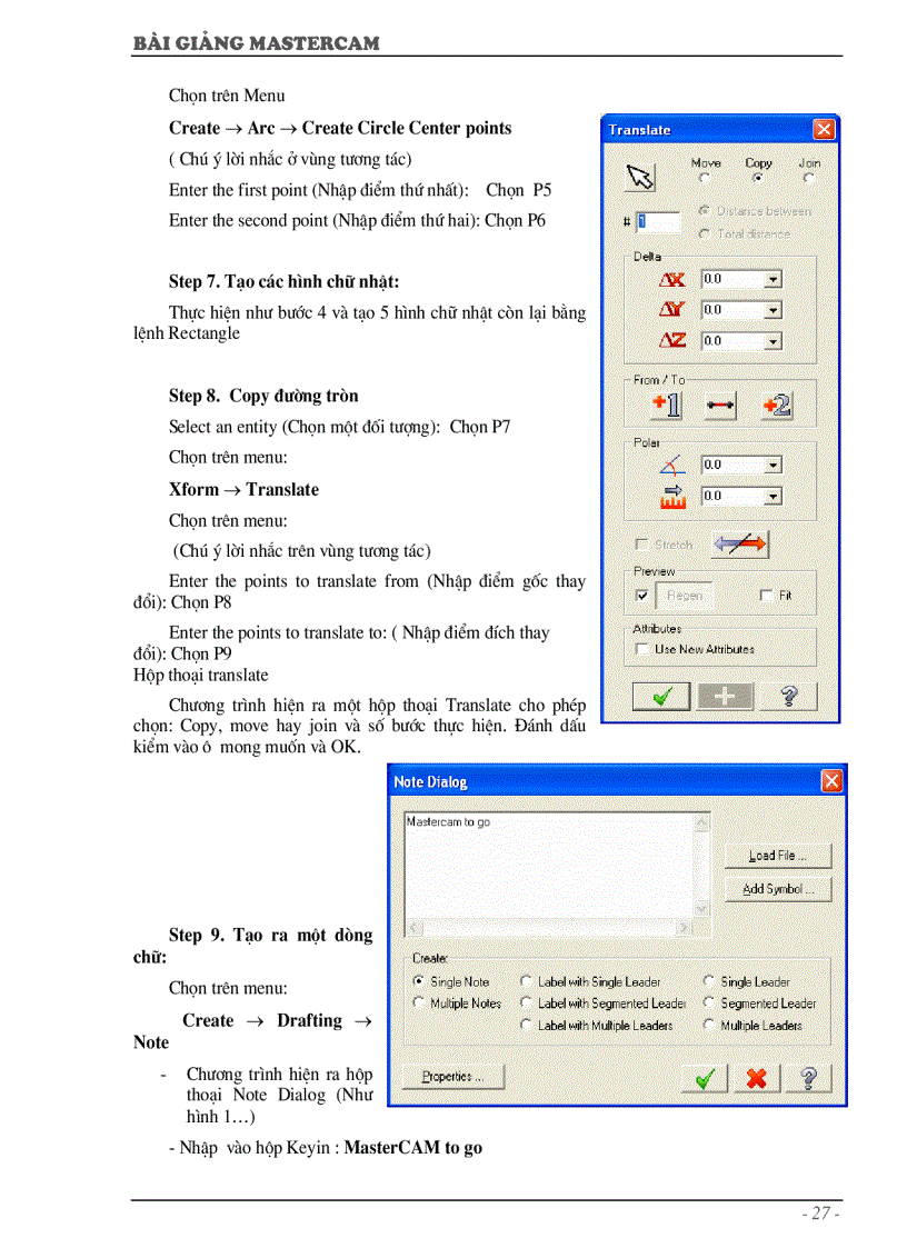 image for page Tài liệu Mastercam X