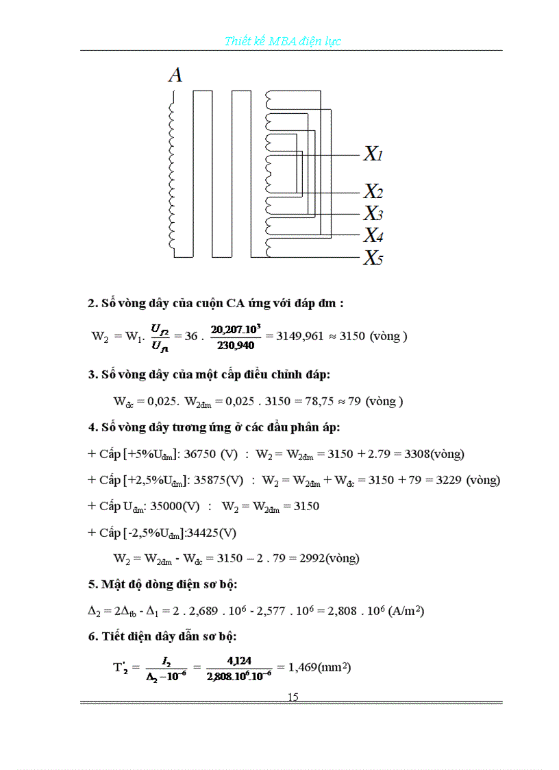 image for page Thiết kế máy biến áp