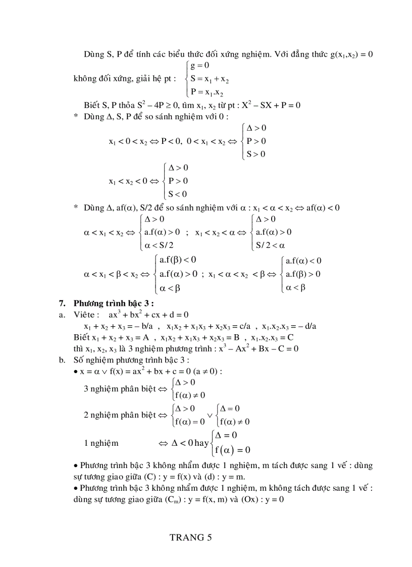 image for page Tóm tắt kiến thức toán THPT