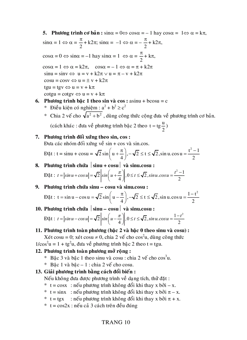 image for page Tóm tắt kiến thức toán THPT