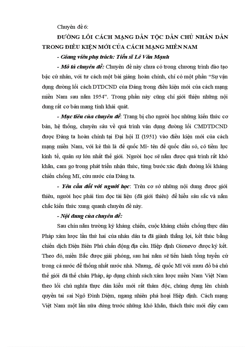 image for page Bai giảng cho cao học chuyên ngành LSĐ