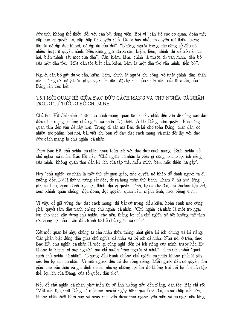 image for page Bài tiểu luận Tư tưởng Hồ Chí Minh về vai trò của đạo đức cách mạng