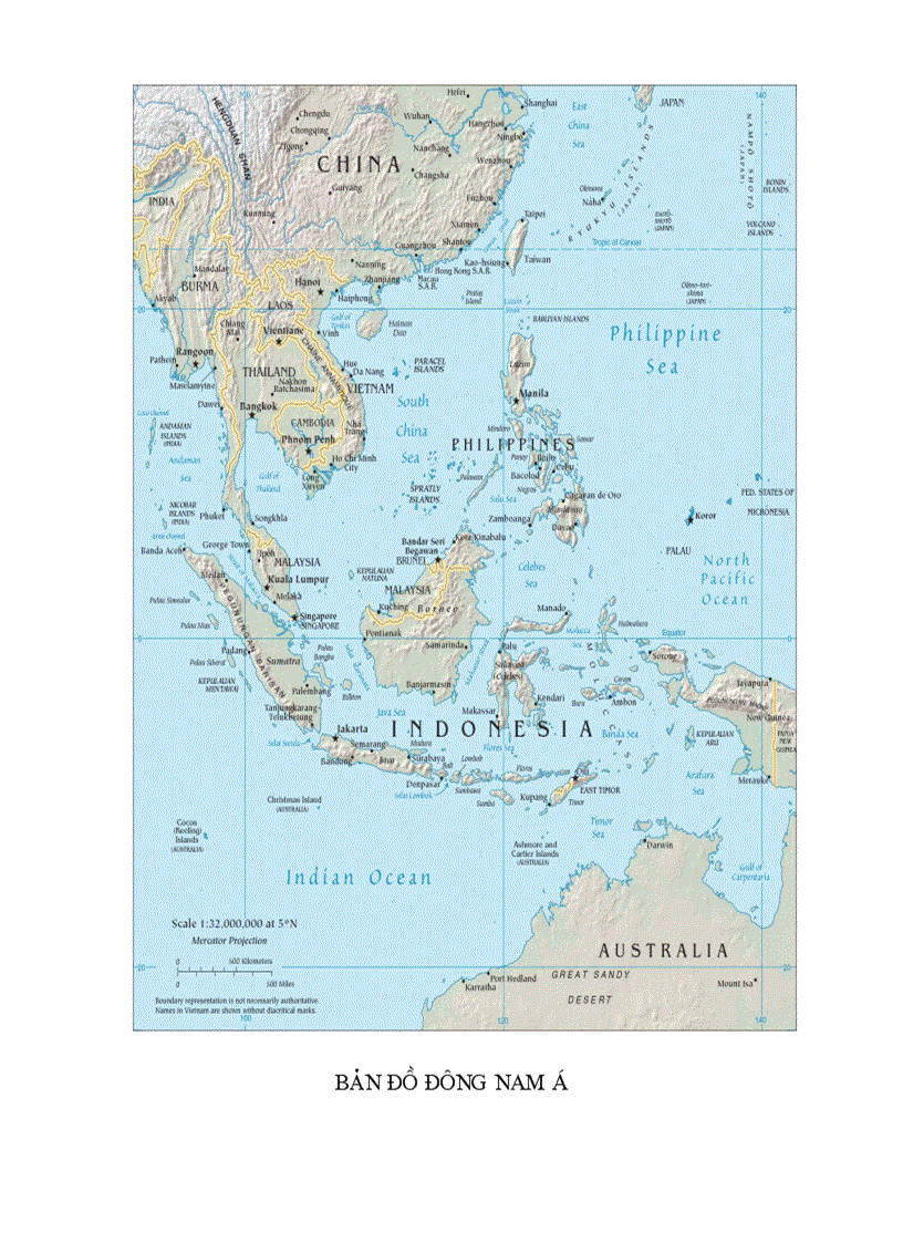 Bản đồ Đông Nam á