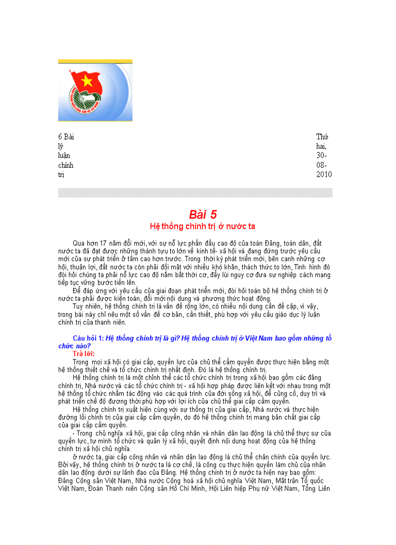 image for page Chương trình diaos dục chính trị cho trng cấp