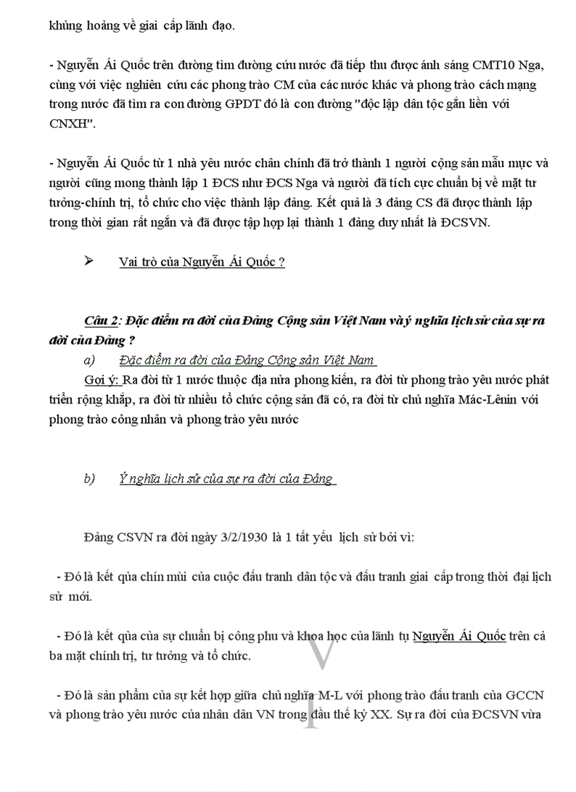 image for page Đề cương môn ĐLCM doc