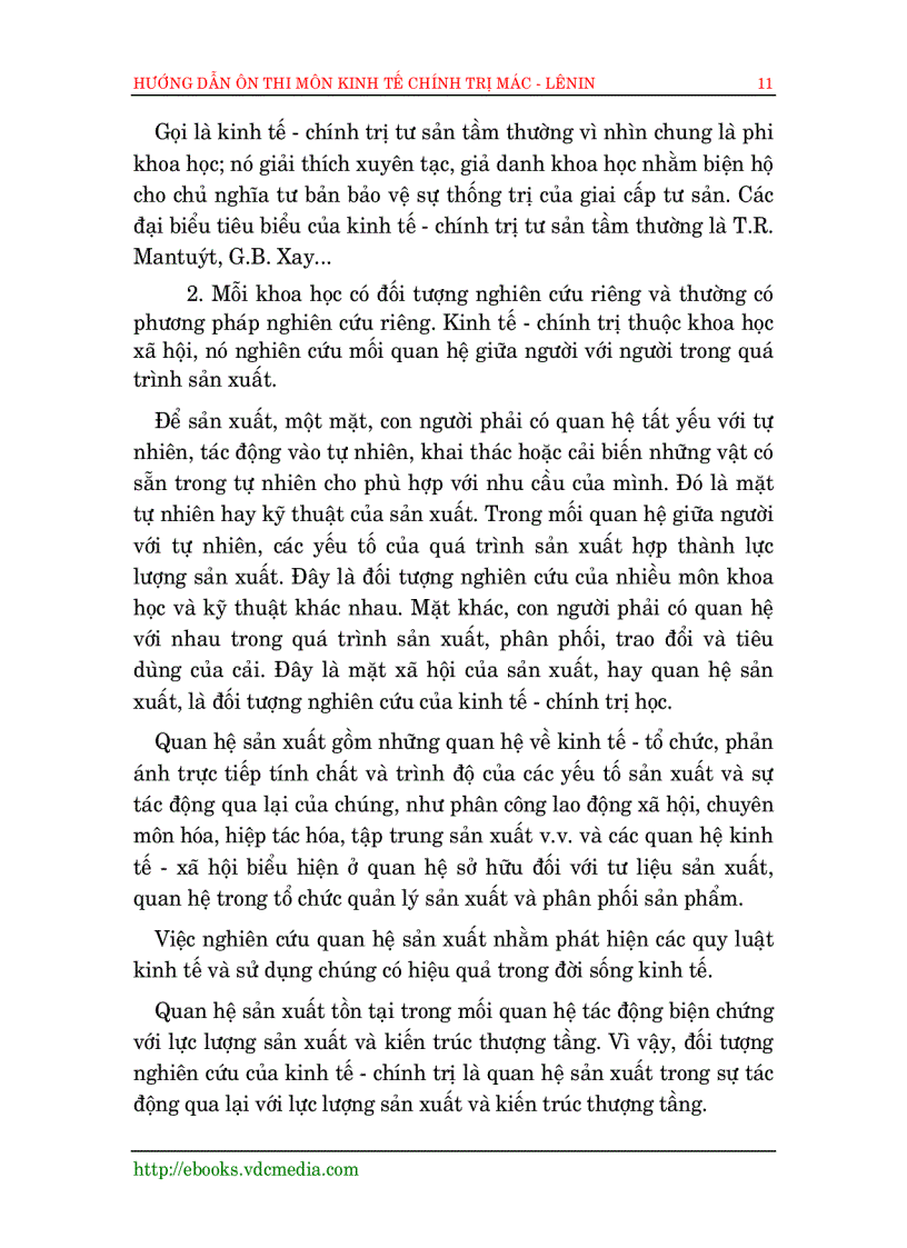 image for page Hướng dẫn ôn thi môn kinh tế chính trị