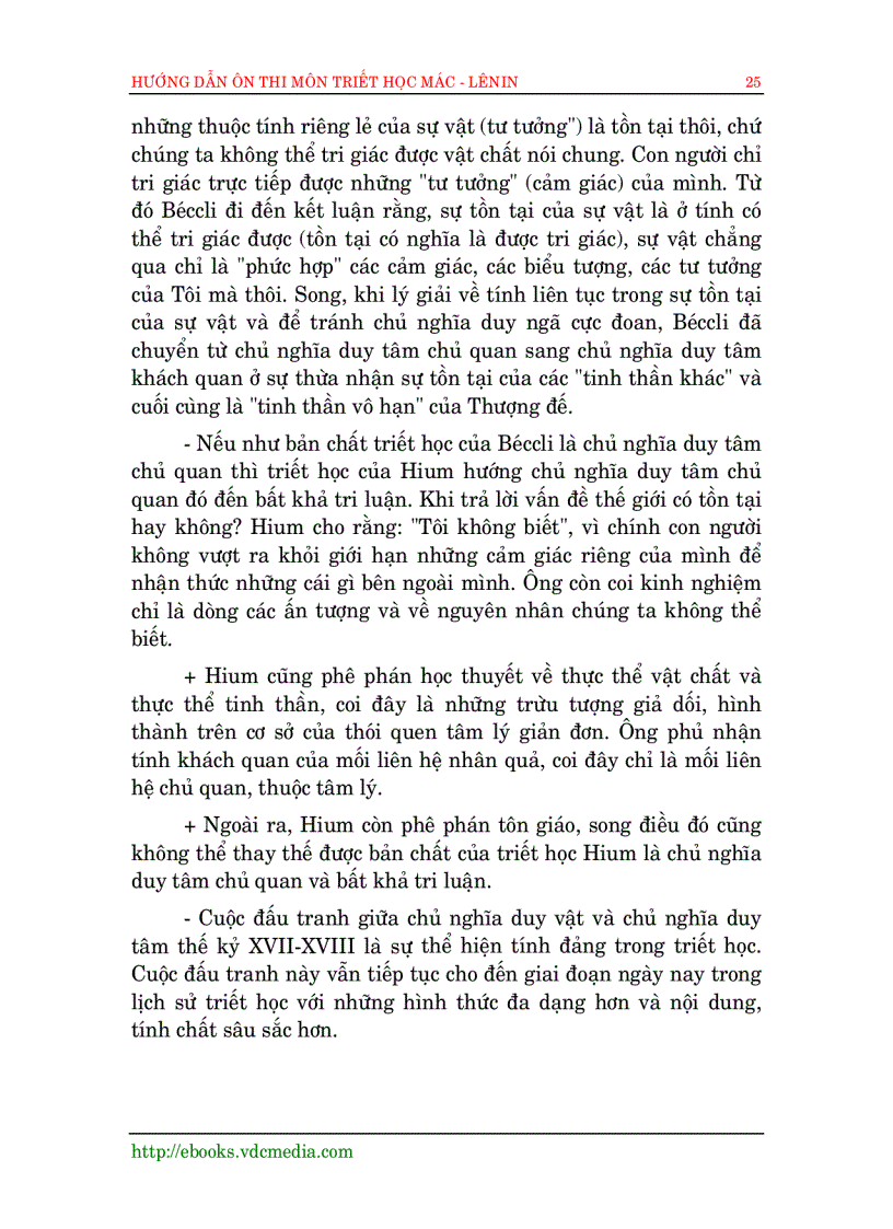 image for page Hướng dẫn ôn thi môn Triết học MÁC LÊ NIN