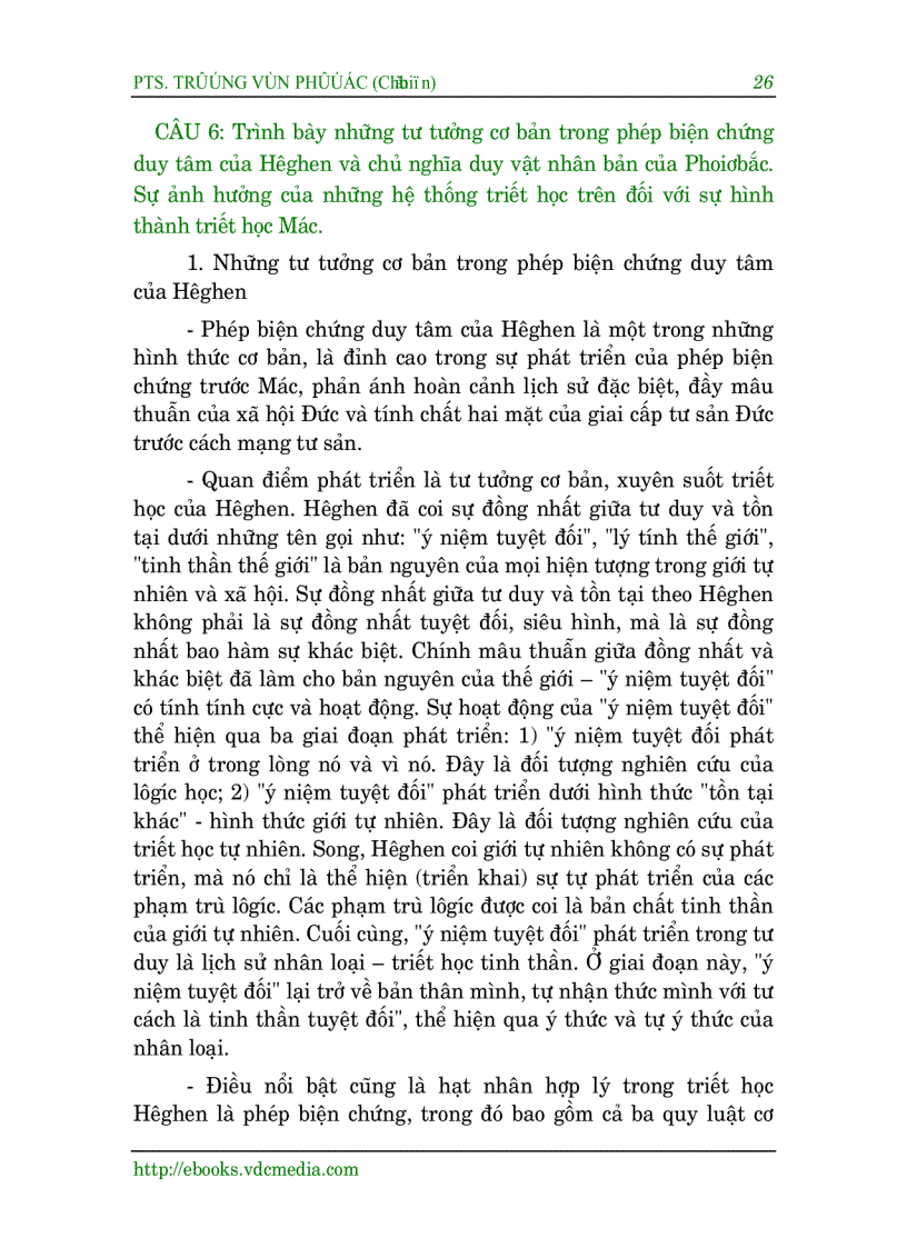 image for page Hướng dẫn ôn thi môn Triết học MÁC LÊ NIN