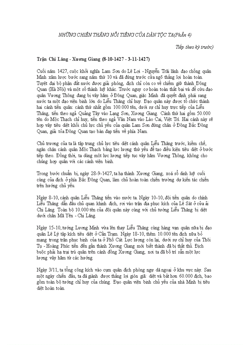 image for page Những chiến thắng nổi tiếng của dân tộc ta phần 4