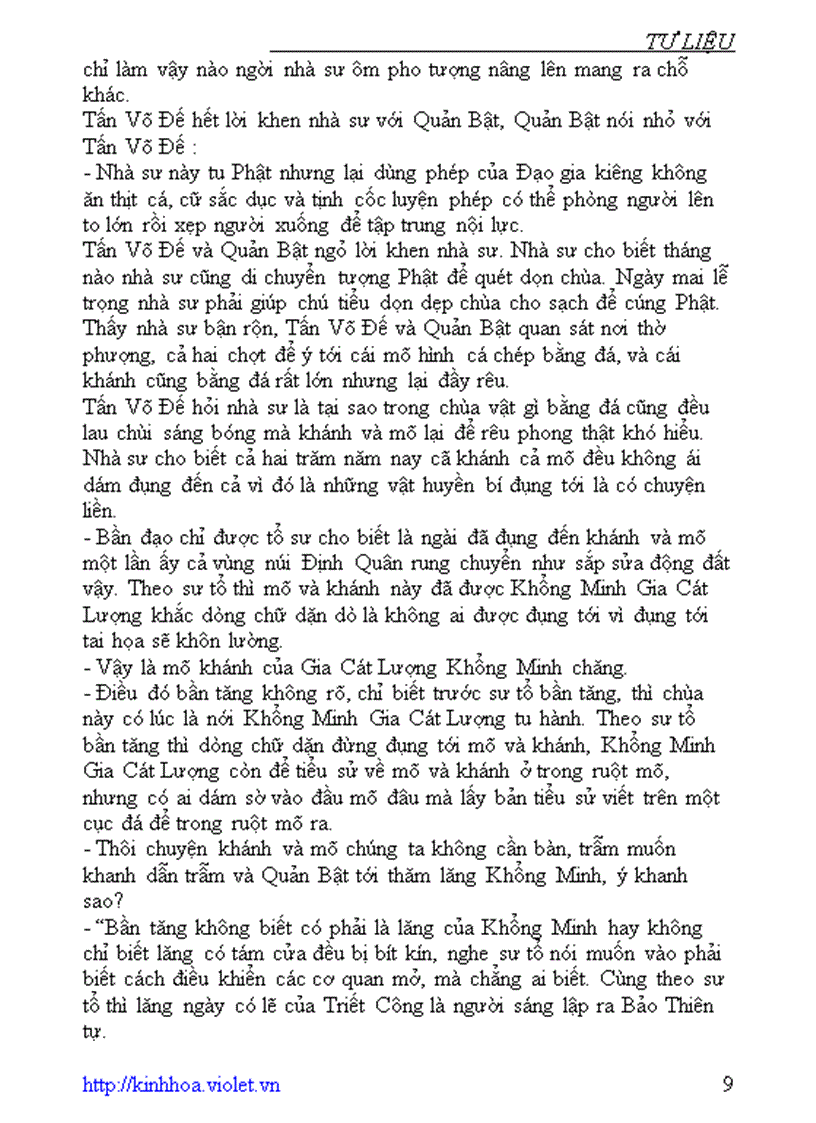 image for page Những Điều Bí Mật về Mộ Khổng Minh