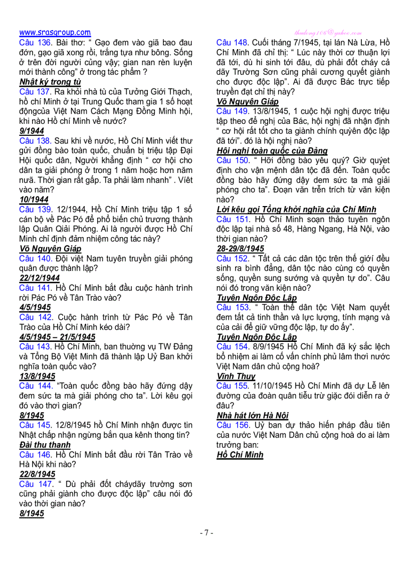 image for page Trắc nghiệm Tư tưởng Hồ Chí Minh