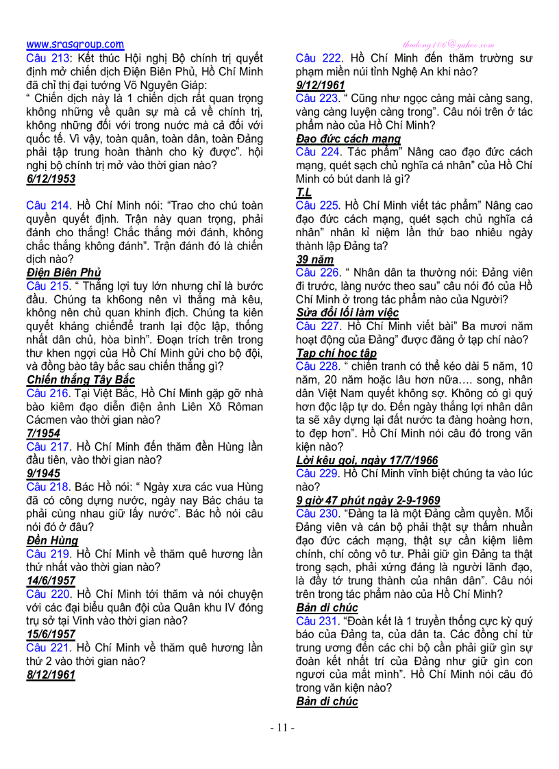 image for page Trắc nghiệm Tư tưởng Hồ Chí Minh