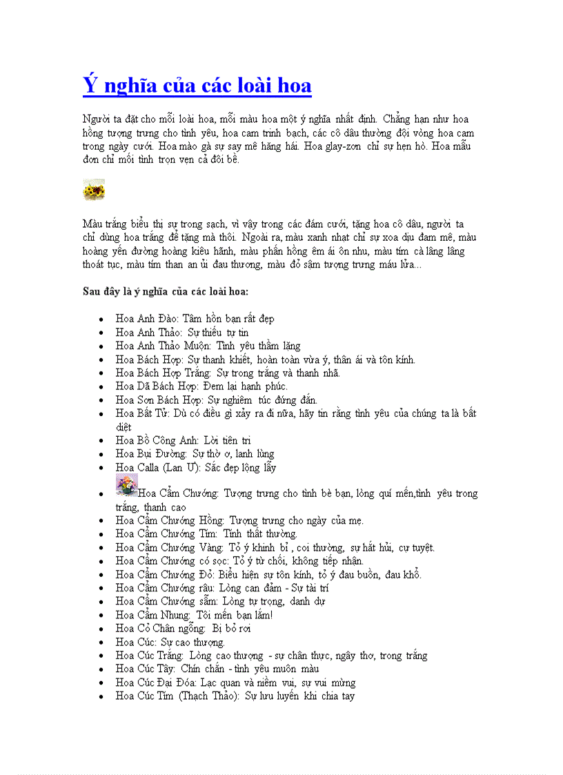 image for page Ý nghĩa của các loài hoa