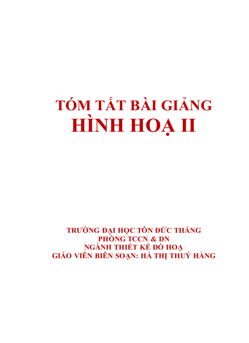 image for page Bài giảng hình họa 2