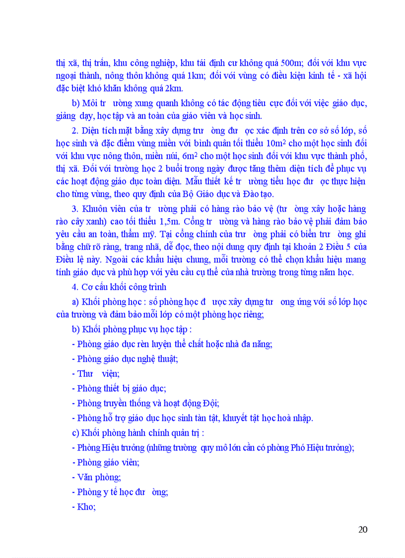 image for page Điều lệ trường tiểu học