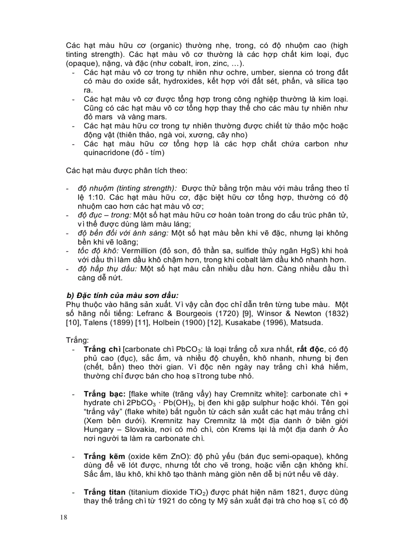 image for page Sơ lược về kỹ thuật vẽ sơn dầu