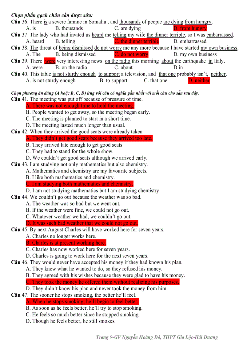 image for page 1 đề e 2011 đề thi đh cđ