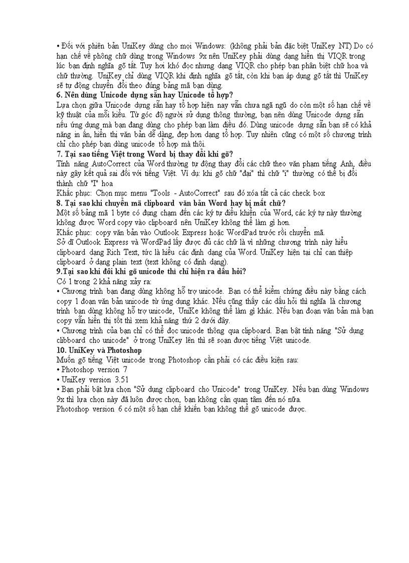 image for page 10 điều cần biết khi gõ tiếng Việt