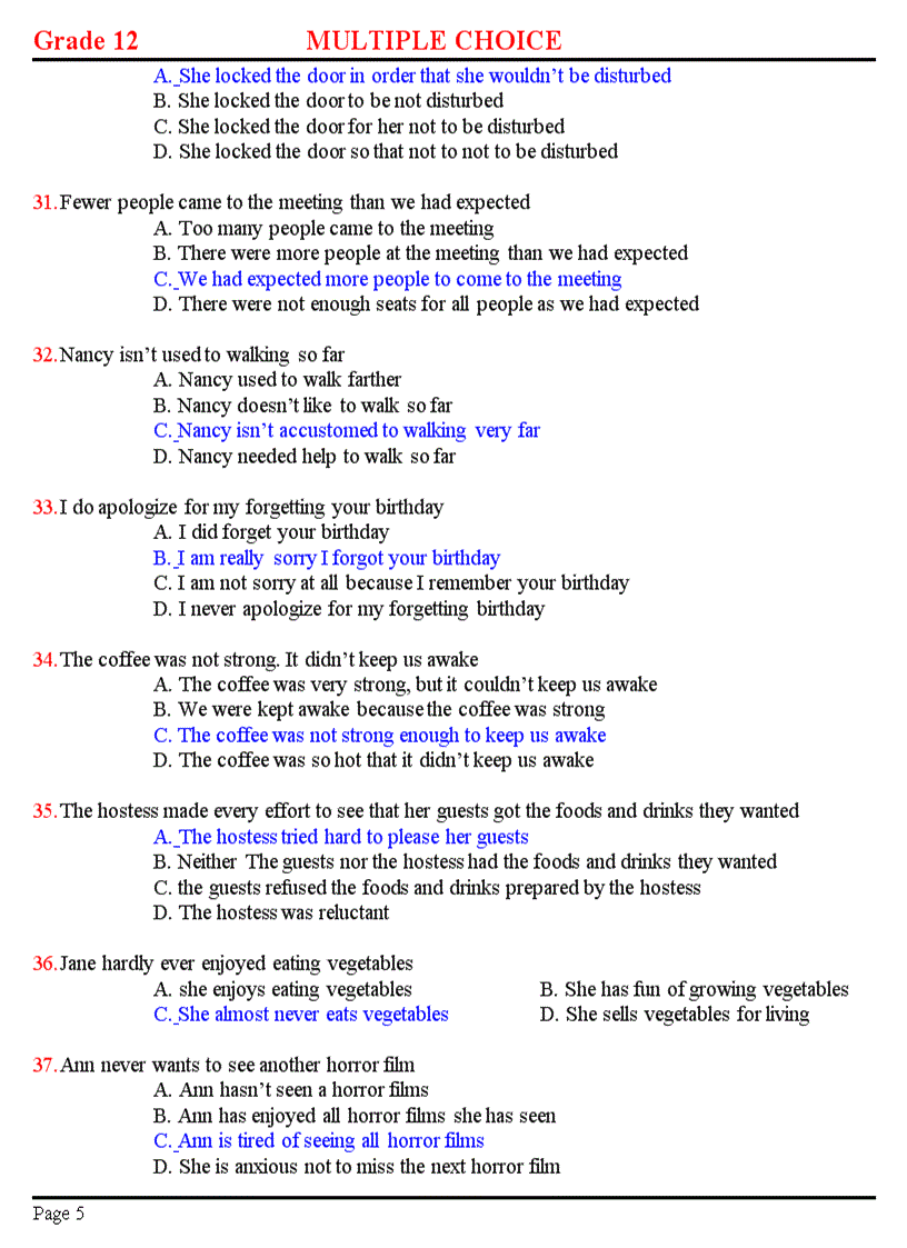 image for page 200 câu trắc nghiệm ôn thi đhcđ