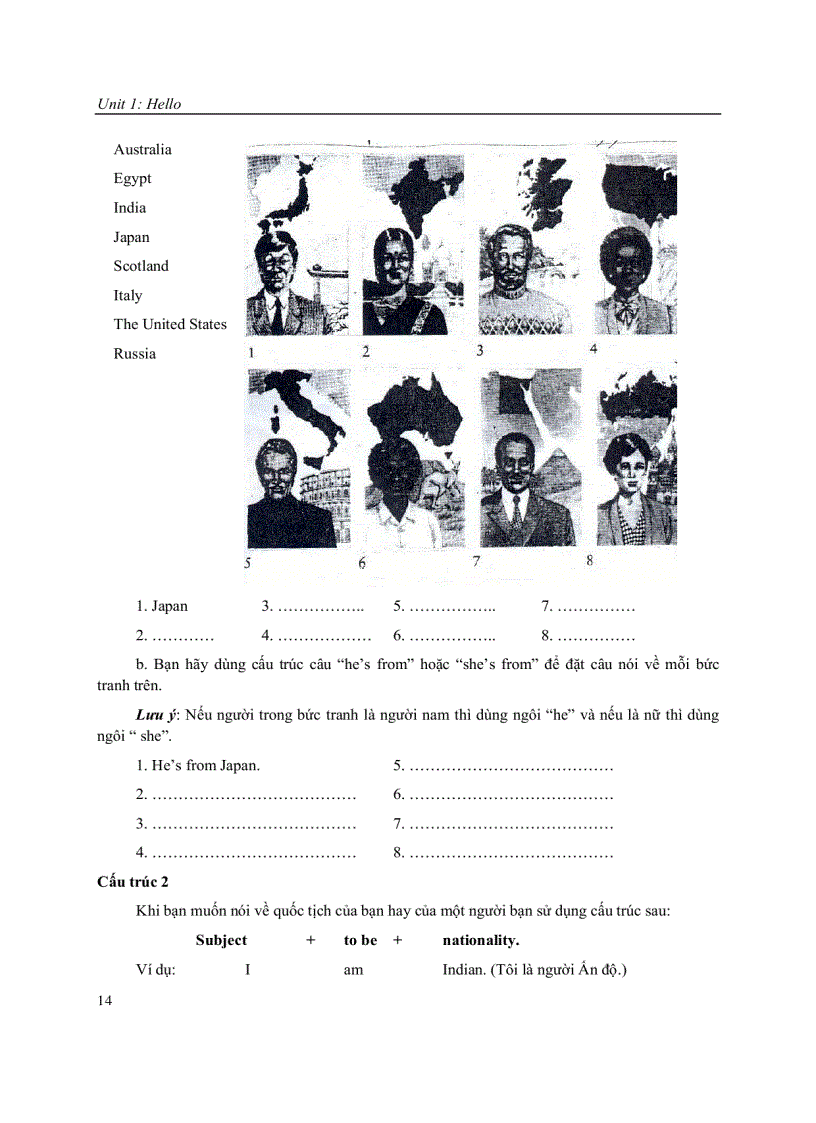 image for page Bài giảng tiếng Anh A 1