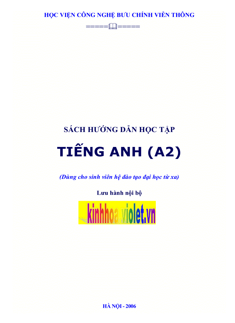 image for page Bài giảng tiếng Anh A 2