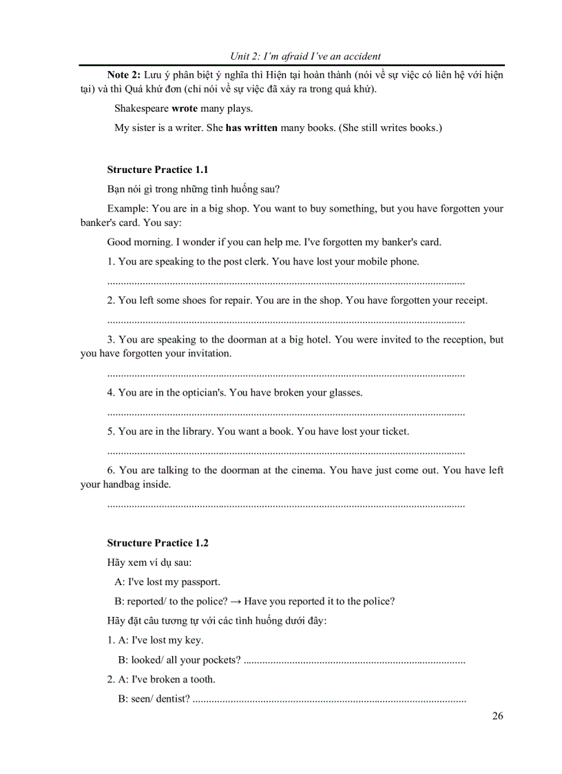 image for page Bài giảng tiếng Anh A 2