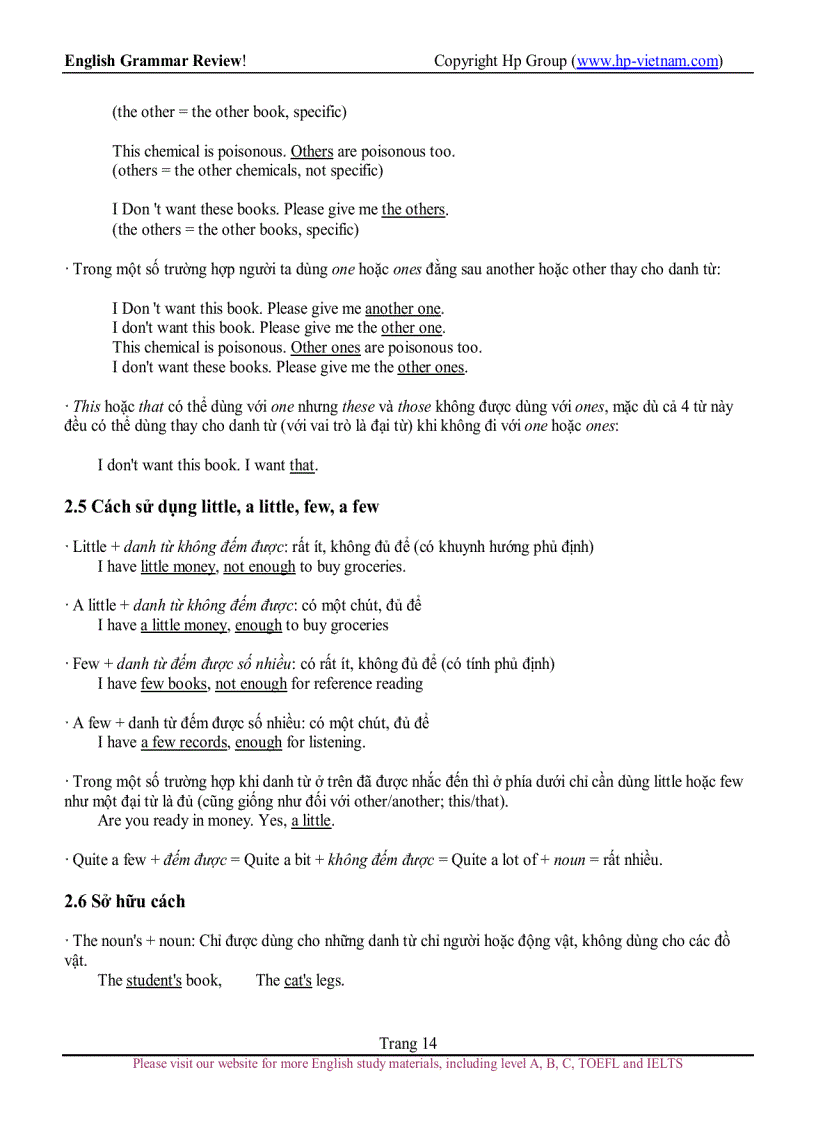 image for page Basic English Grammar