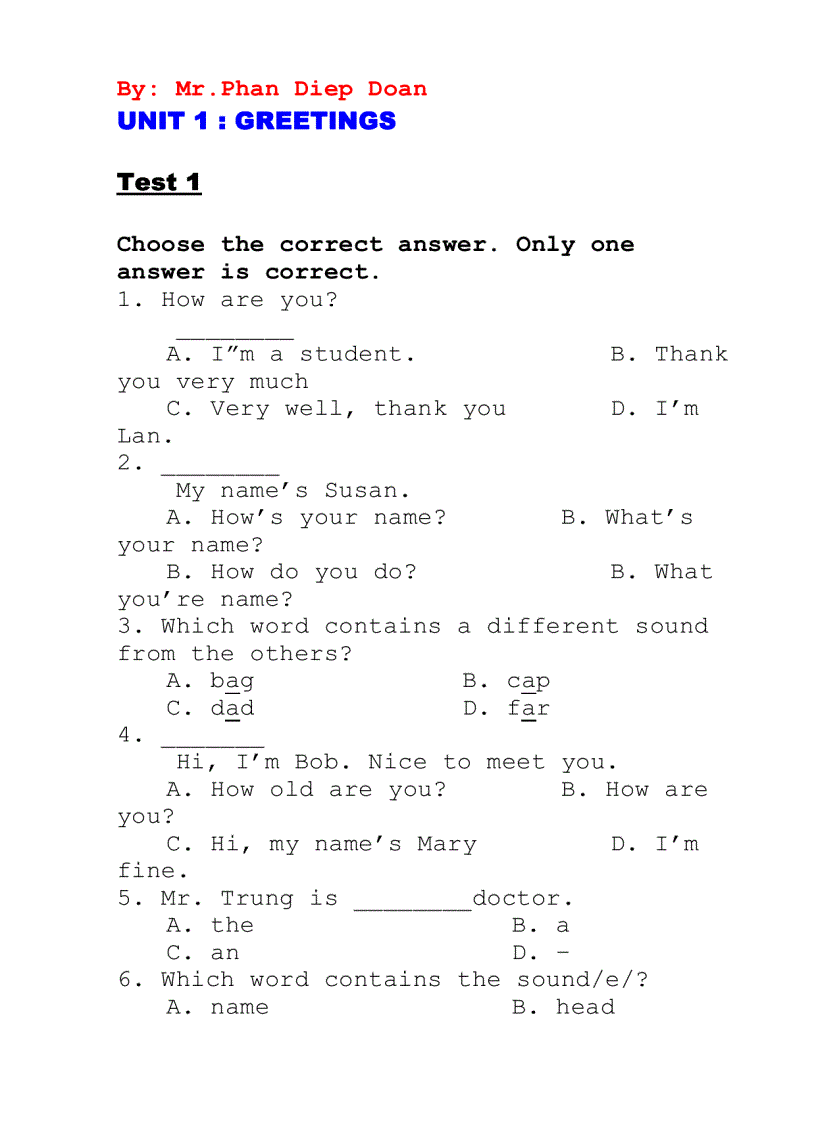 image for page Bộ đề trắc nghiệm Anh văn