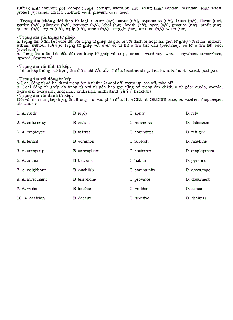 image for page Brief stress rules