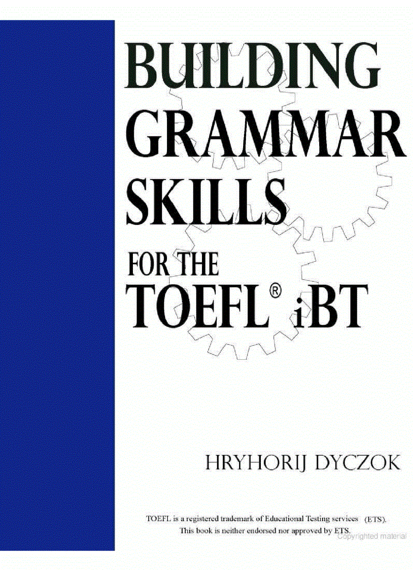 image for page Buiding Grammar Skills for TOEFL IBT