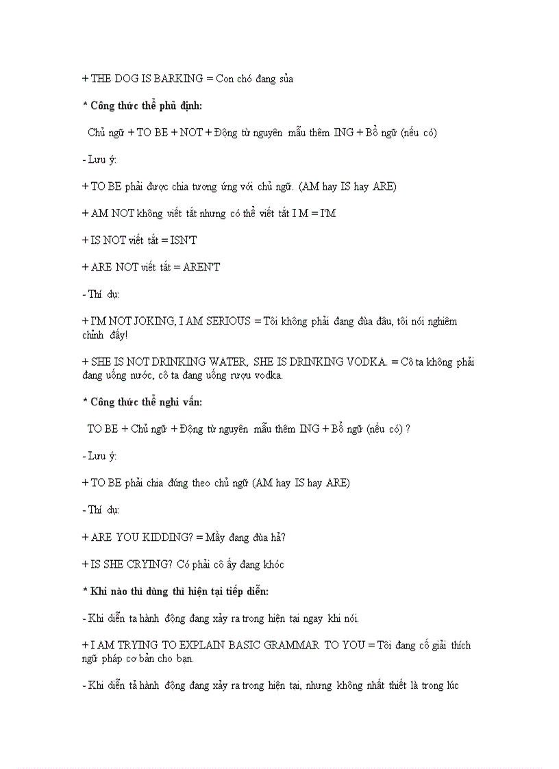 image for page Các thì trong tiếng anh