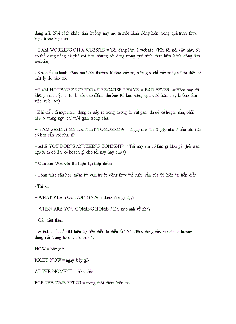 image for page Các thì trong tiếng anh