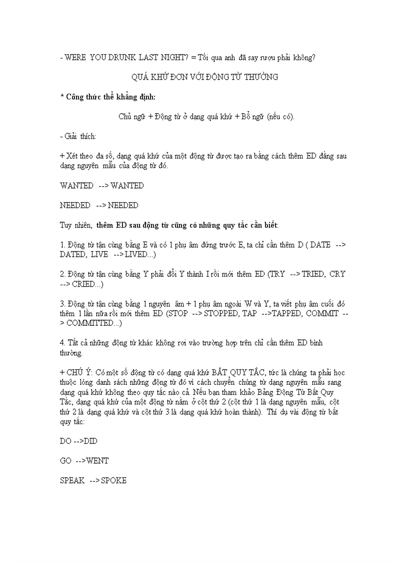 image for page Các thì trong tiếng anh