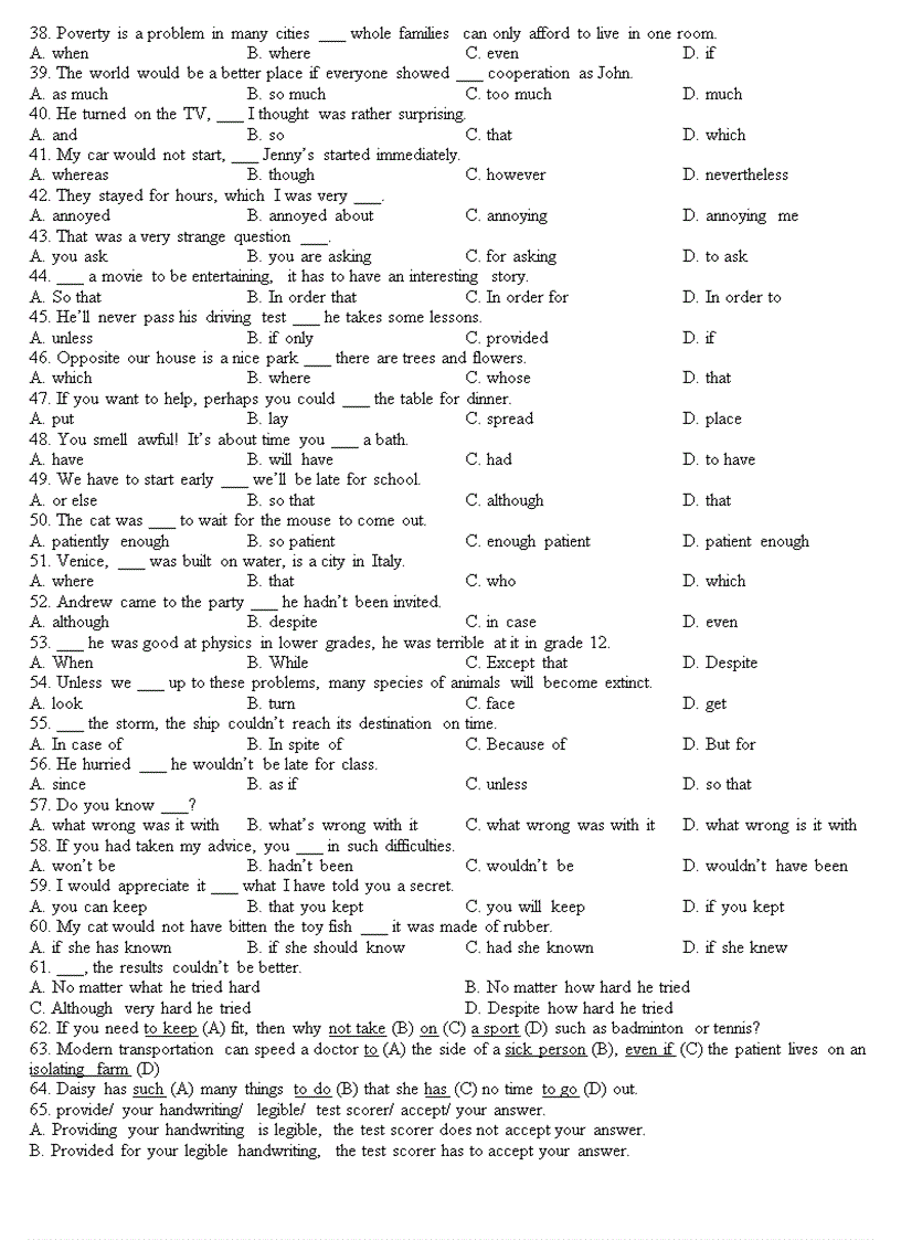 image for page Clauses