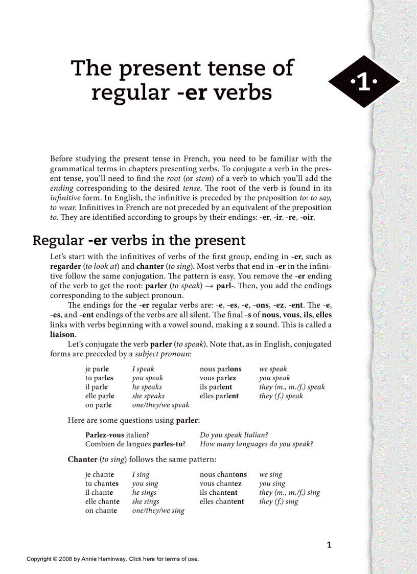 image for page Complete French Grammar in PDF