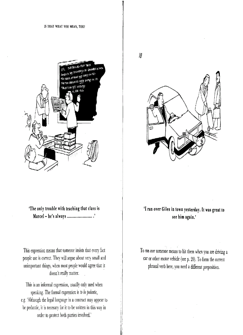 image for page English idioms Is that what you mean