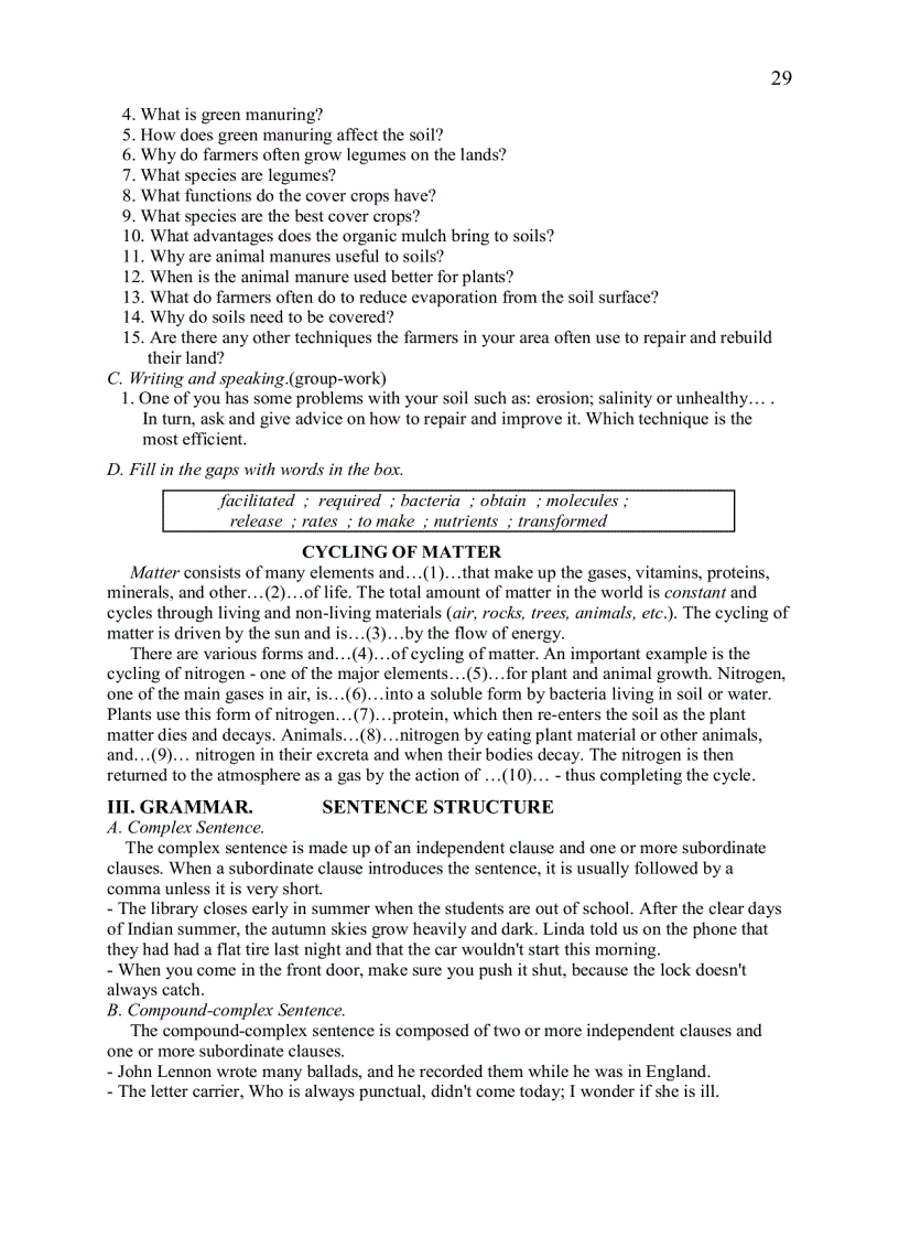 image for page English in agriculture