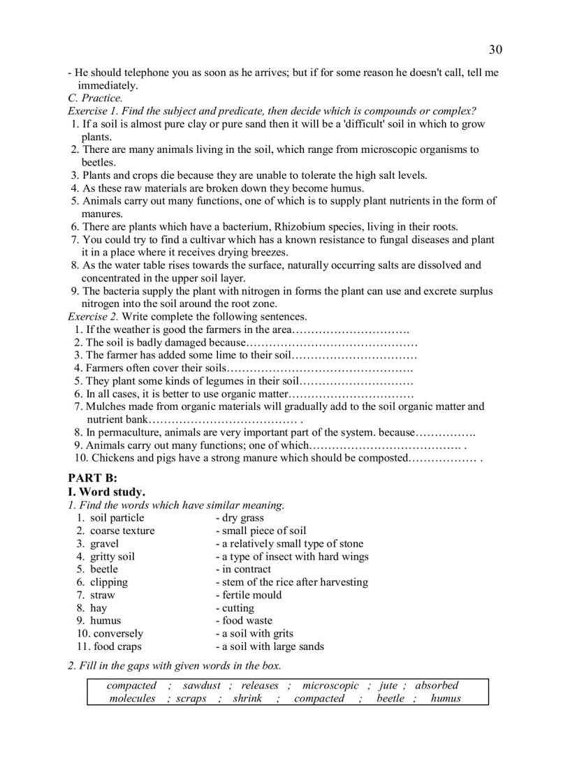 image for page English in agriculture