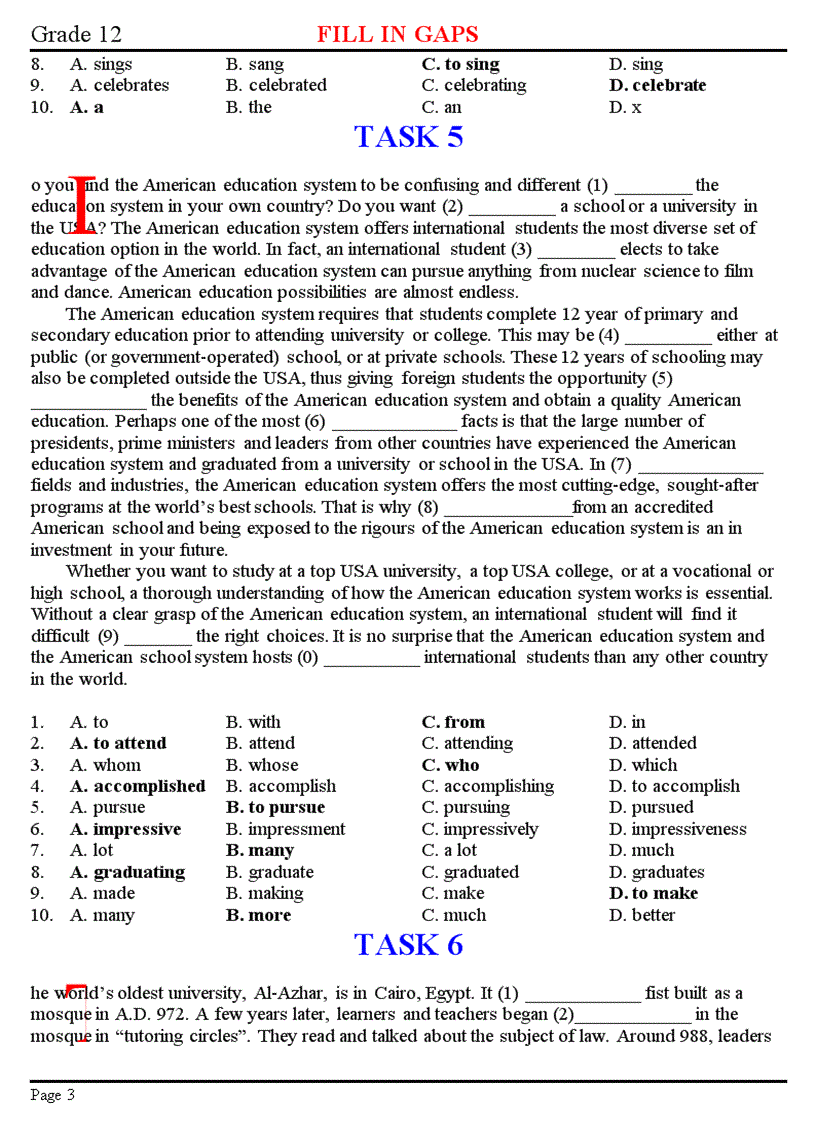 image for page Fill in gaps