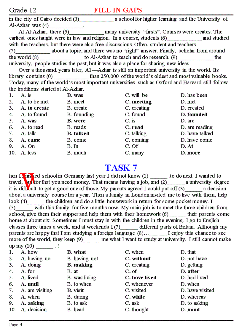 image for page Fill in gaps