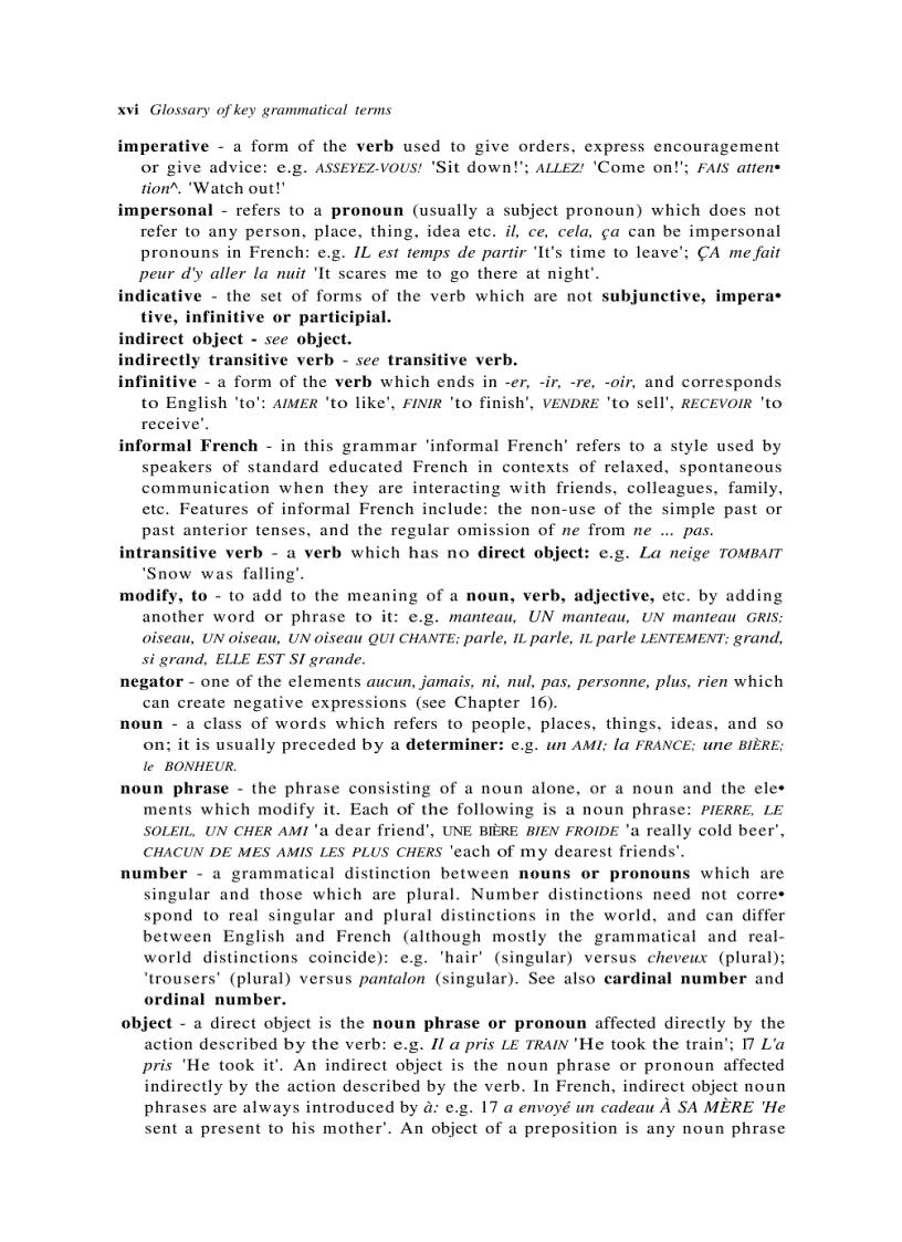 image for page French Grammar And Usage