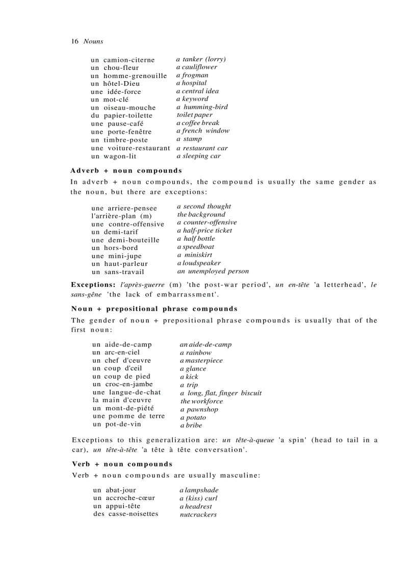 image for page French Grammar And Usage