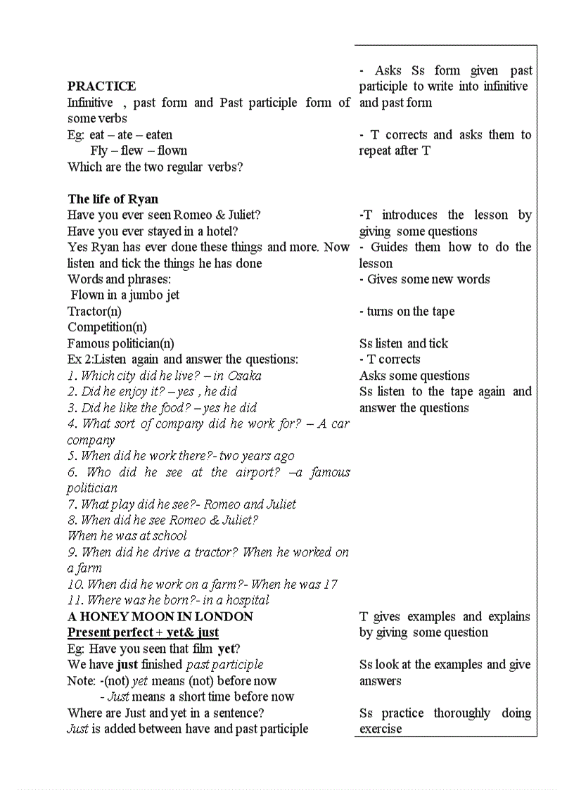 image for page Giao an headway 1 unit 14
