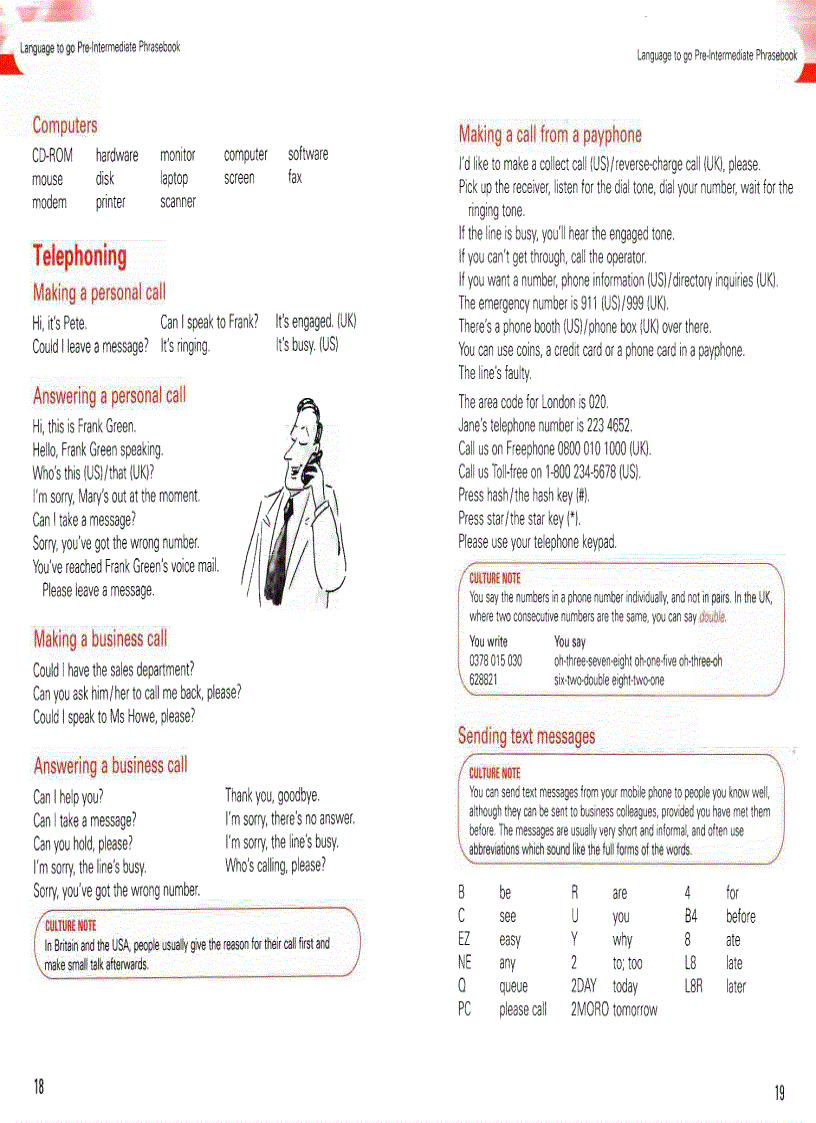 image for page Giao trinh language to go phrasebook